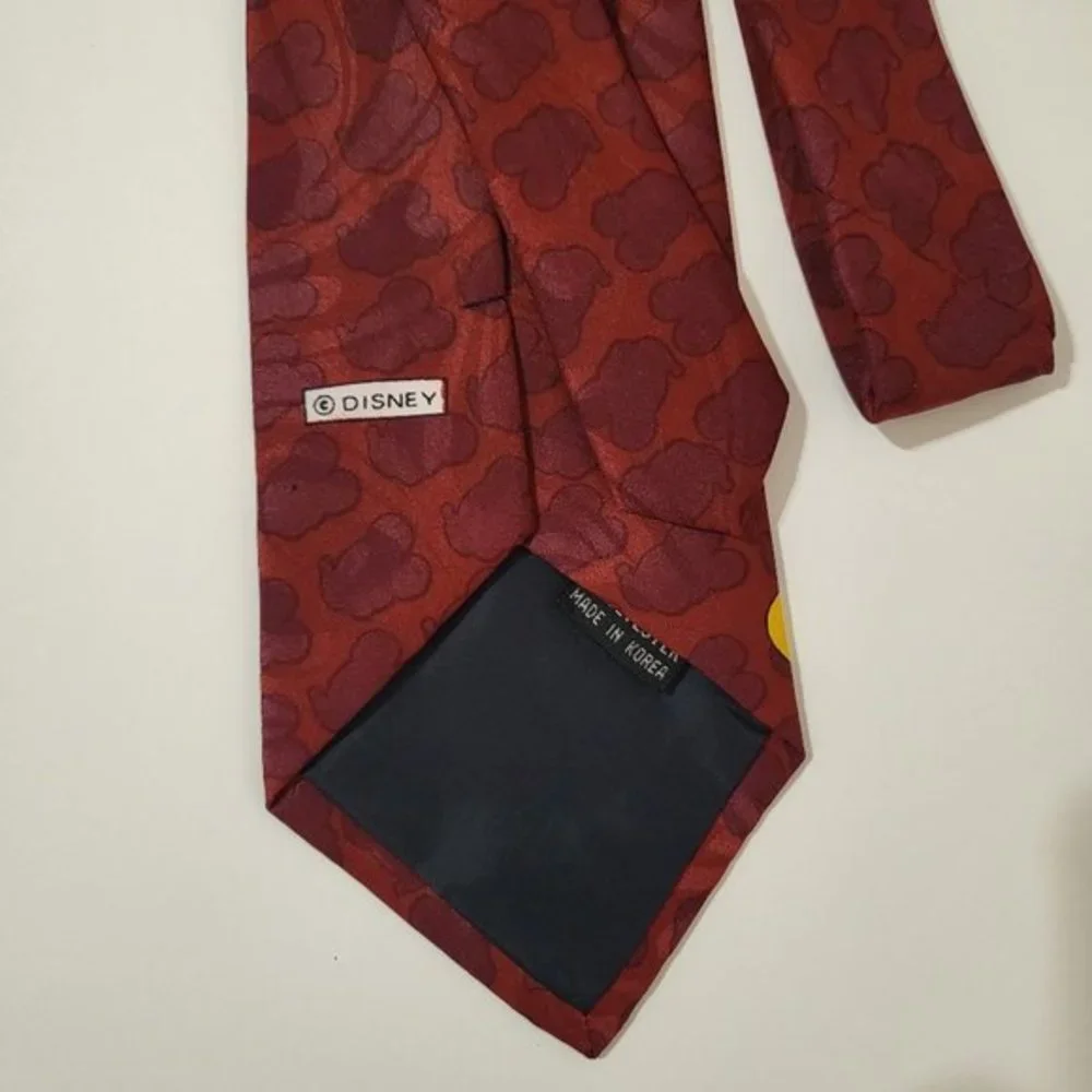 Vintage Disney Mickey‎ Mouse Balancine INC Men's Red Neck Tie Marching Band